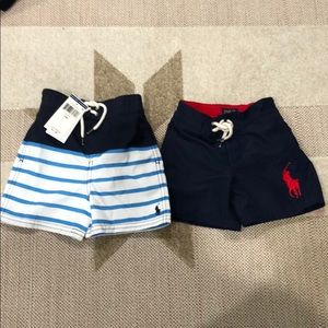 Lot of 2 Polo Ralph Lauren Swimming Trunks 24M